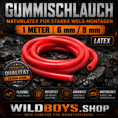 Gummischlauch wallerangeln - gummischlauch,