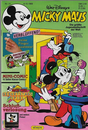 Micky maus 1988 mit - /,