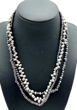 Vintage echte Perlenkette 3