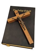 Altes kruzifix holzkreuz mit - altes,