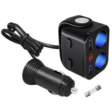 Kfz auto fach usb - auto, 2-fach