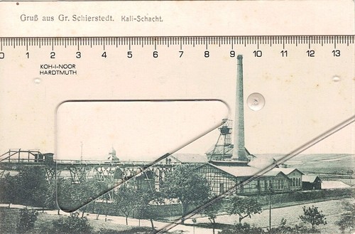 Schierstedt kali schacht - ak,
