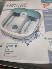 SANITAS SFB 07 Fußbad Vibration  Entspannung Whirlpoolmassage bis Schuhgröße 50✅