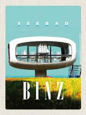 Holzschild 40x30 cm Seebad