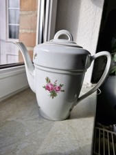 Kaffekanne mit rosenmuster - kaffekanne,