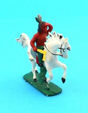 Plaho Pferd und spähender Indianer mit Tomahawk DDR