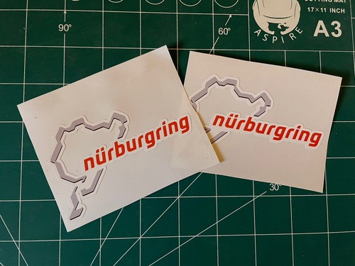 Bedruckte nürburgring - x,