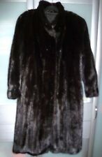 Luxus Nerz Mantel Your Sixth Sense Black Excellent Mink L-XL nw