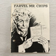 Goodbye, Mr. Chips Greer Garson Robert Donat Kilburn 1939 Danish Movie Program