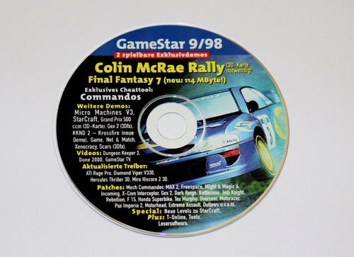 1998 gamestar demo videos - gamestar, demo's