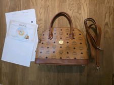 MCM Vintage Visetos Bowler Bag