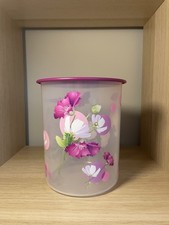 Tupperware Dose Blumen Motive Lila 2 L Neu