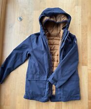 Tolle 3in1 Jacke von Vertbaudet, Gr. 152, blau-braun, Super Vielseitig 🤩