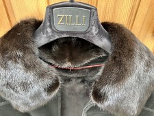 ZILLI, Exklusiver Herren Ledermantel mit dickem Kaschmir. Größe 53.