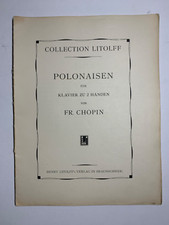Noten. Chopin. Polonaisen