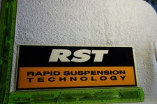 Alter Aufkleber FahrRadsport Bike BMX Fahrrad Gabel RST Rapid Suspension (groß)