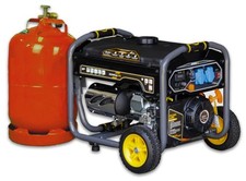 Stromerzeuger Stromaggregat Generator Benzin 3300 Watt Gas 3000 Watt KOMPAK 230V