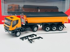 Herpa 311373 Iveco Trakker 4x4 Thermomulden Kipper SZ kommunal orange in OVP