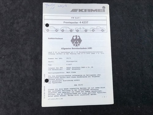 Betriebserlaubnis kamei - betriebserlaubnis,