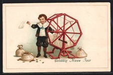 Lithographie Ein frohes