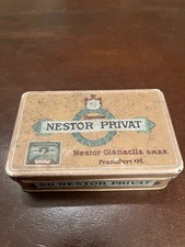 Blechdose * 50er Zigarettendose *NESTOR Lorbeerkranz * 1910 - 1930 Frankfurt 