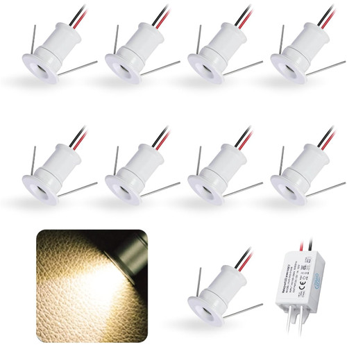 9stk mini led spots 12v - spots,
