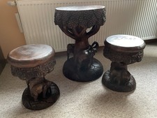 Sitzgruppe, Echtholz, Nachlass