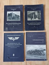 Original  Dr 4x Lokomotiven E LOKS Stolte Meissner 1956-59 DDR Fachbuch LEIPZIG 