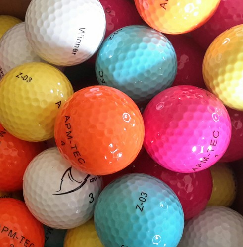 Golfbälle bunt neu - bunt,,