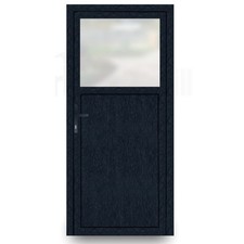 Nebeneingangstür Nebentür Garagentür Eingangstür Kellertür Kunststoff anthrazit