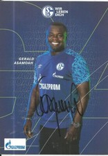 Gerald Asamoah - Schalke 04 - Saison 2020/2021 - Autogrammkarte