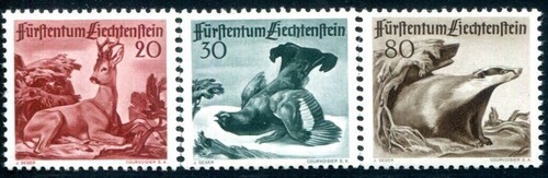 Liechtenstein 1950 285 287 - 1950, **