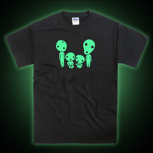 Shirt kodama familie - t-shirt,