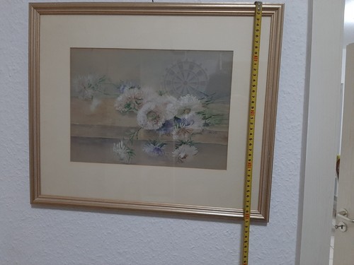 Original aquarell blumen - original,