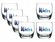 6x Glas Wasser 260ml niedrige