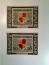 Notgeld, Stadt Ahaus, 25 und