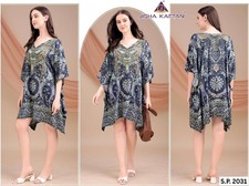 Kurzes kaftan kleid damen - kurzes,