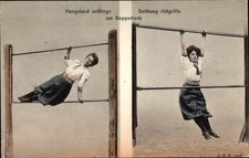 Ak Frauenturnen in Bild und