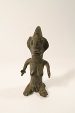 Alte kleine Yoruba Bronze