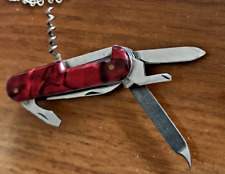 1x MW Taschenmesser sehr gut erhaten mit Ledertasche