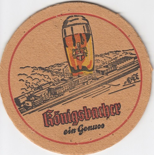 Bierdeckel königsbacher - -,