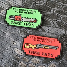 2 St. Patch Aufnäher PVC