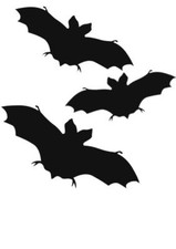 Fledermaus Aufkleber Sticker