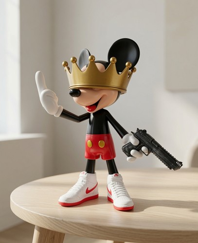 Statue mickey badass custom - mickey,