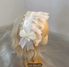 Damen Vintage French Maid Stirnband – Spitzen-Haarband