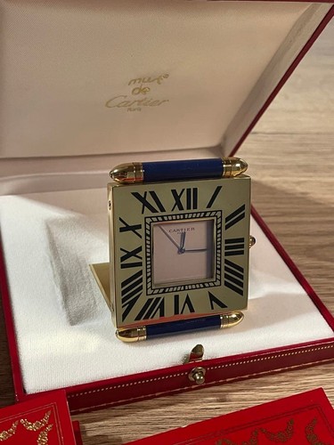 Cartier reise tischuhr - cartier,