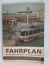 FAHRPLAN VE Verkehrskombinat Karl Marx Stadt 1990 1991 Heft Chemnitz Halle Gera