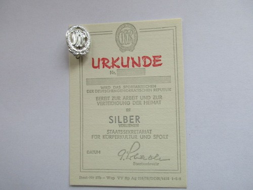 Ddr abzeichen sportabzeichen - ddr,