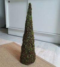 Buchsbaum Kegel Naturgehölz wild geflochten künstl. Blätter Kugel Pyramide spitz