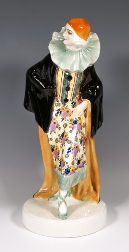 Goldscheider figur pierrette - goldscheider,